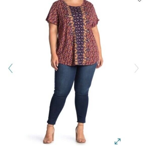 Democracy AB Tech Skinny Ankle Jeans Back To School Staple Y2K Stretch 20W - Picture 3 of 11